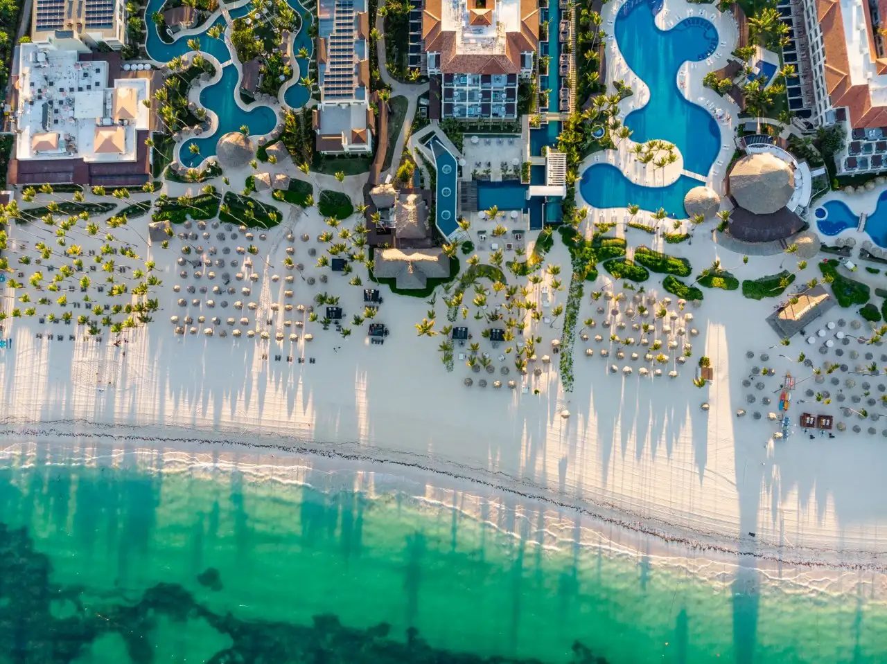 Playa Dominicus from above