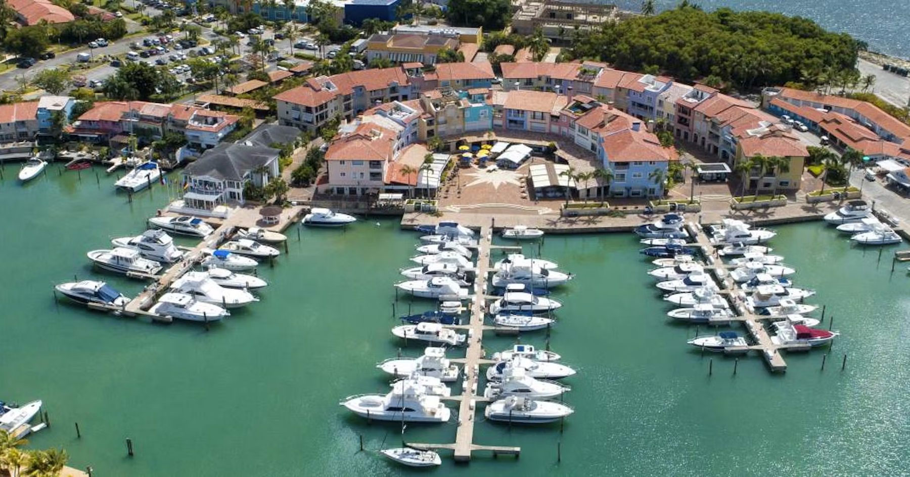 Marina Casa de Campo from above