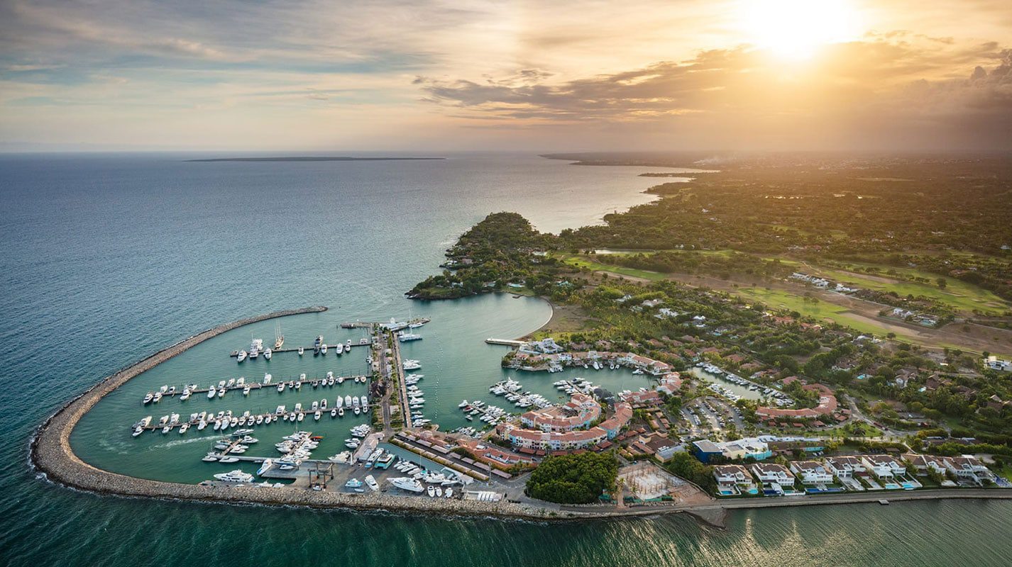 Marina Casa de Campo at sunset